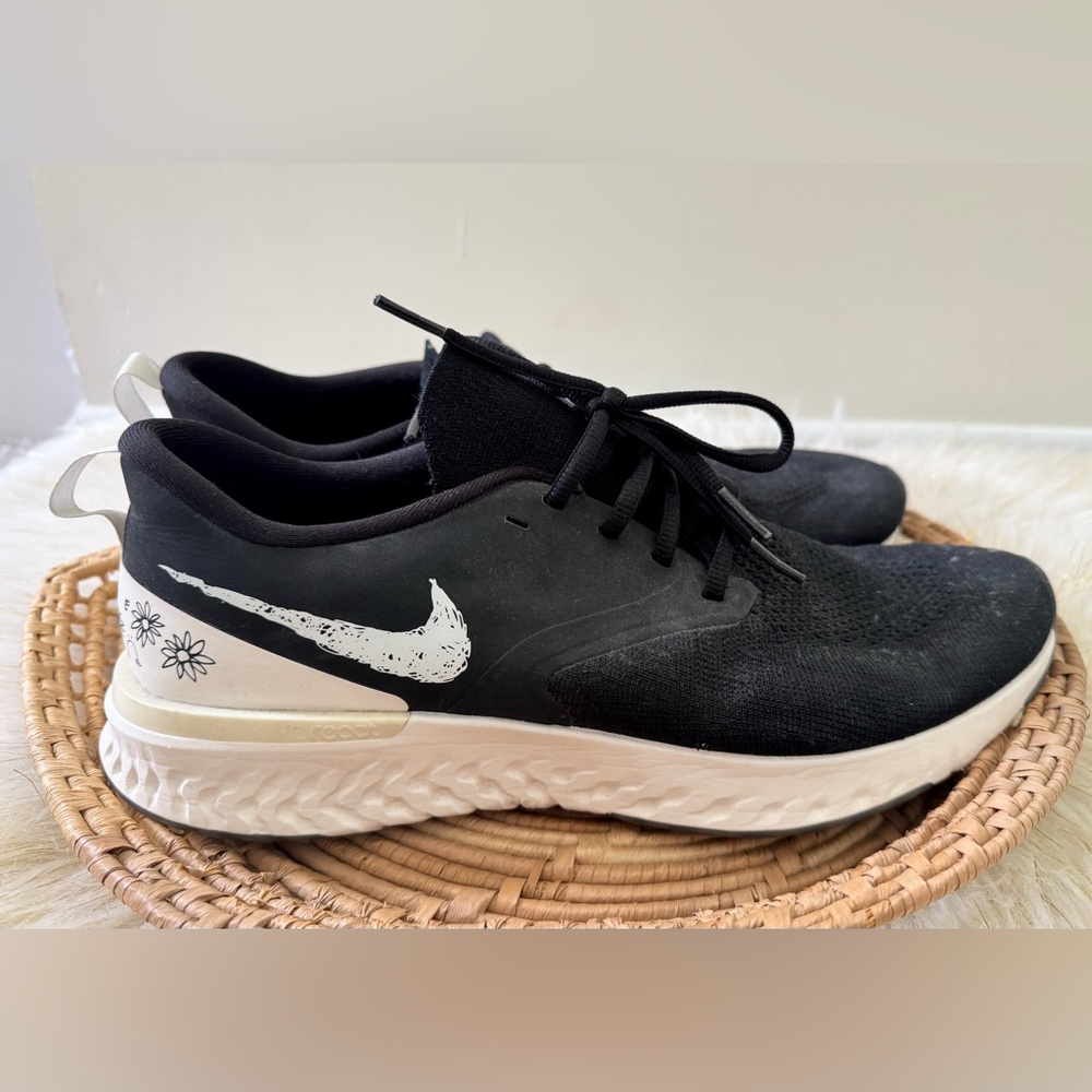 Nike Nathan Bell Odyessy Flyknit 2 Doodles Running 
Sneakers Black Size 11.5